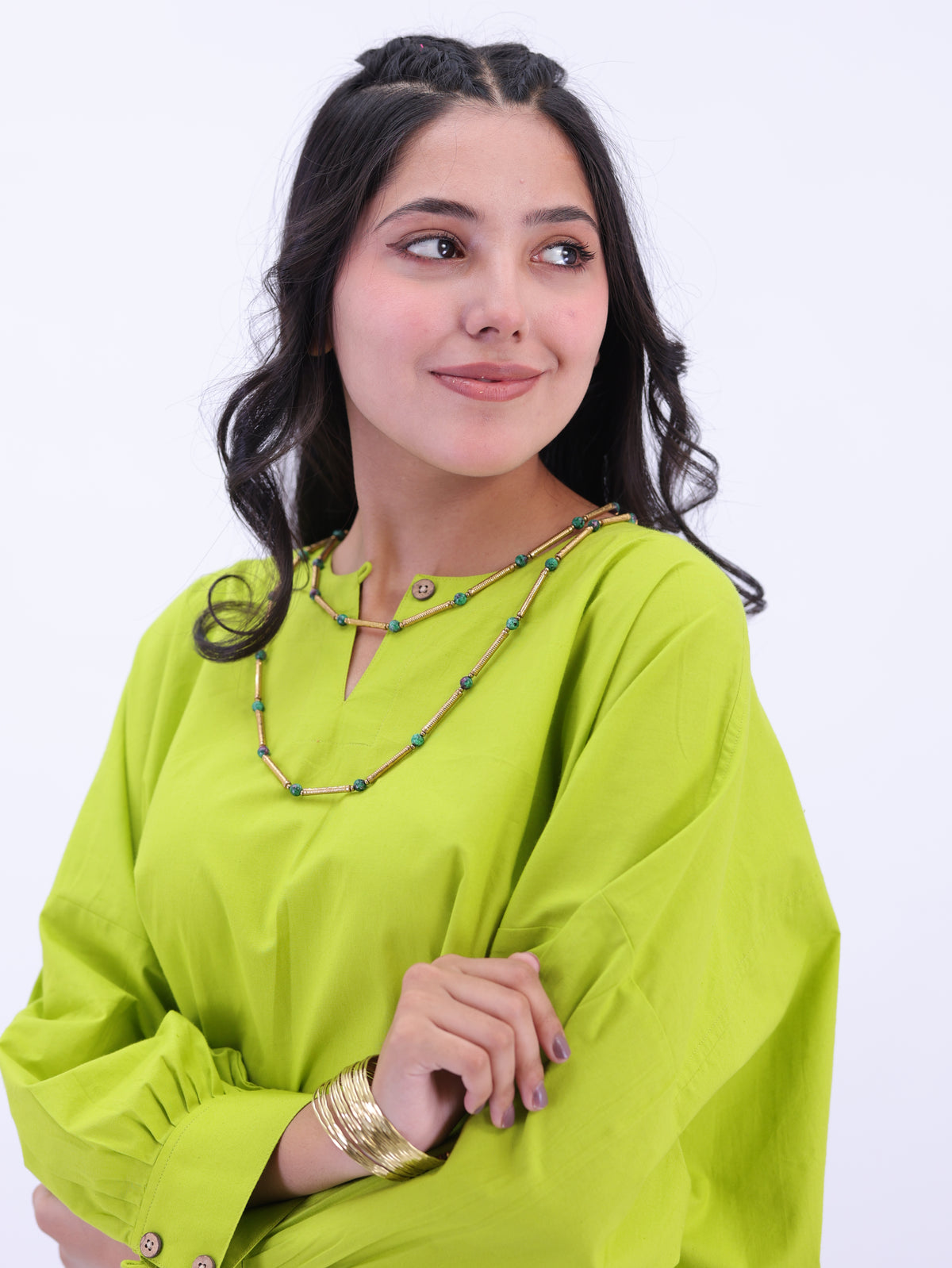 Firoz Boond Neck Chain Golden