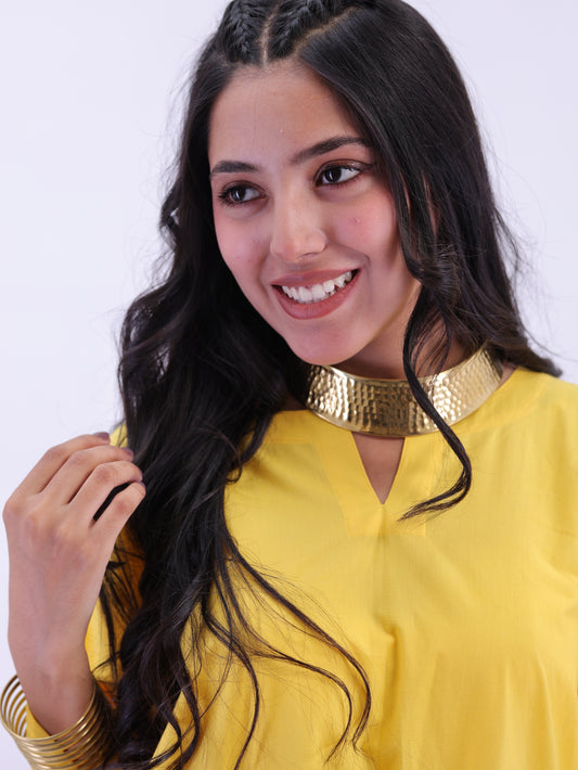 Moroccan Hammered Golden